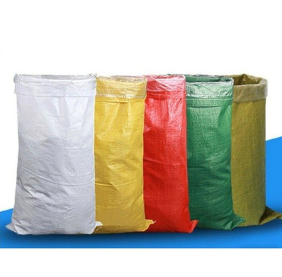 50kg Rice PP Woven Packaging Bags Tepung Jagung 120gsm