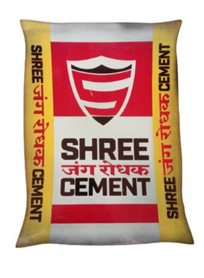 Plastik Semen Gypsum Plaster Bag PP Woven PE 50kg Lipat Ganda